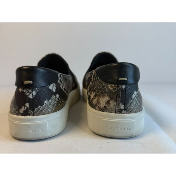 Cole Haan Grand Women’s Size 6B Sneakers Snake Skin Leather Slip On Comfort Shoe - Picture 8 of 12